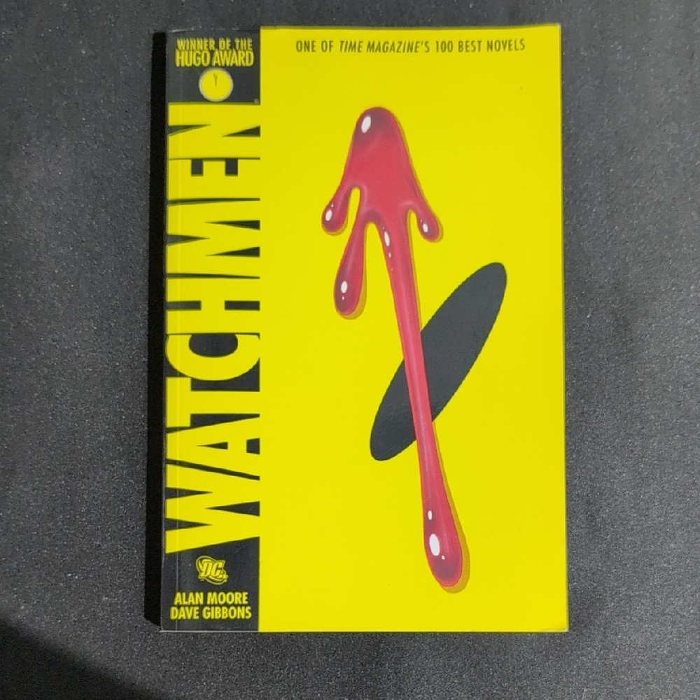 DC Comics Watchmen Graphic Novel - Yellow and Pink Cover